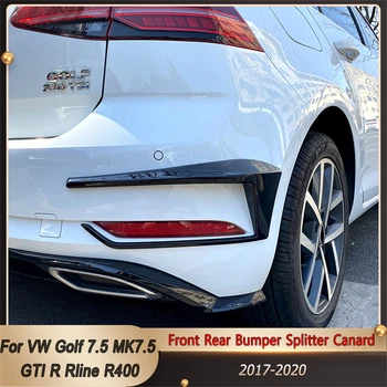 Predné Zadný Nárazník Splitter Canard Zadný Spojler Hmlové Svietidlo Výbava Auto vonkajšia Časť Pre VW Golf 7.5 MK7.5 GLAXAY R Rline R400 2017-2020