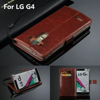Premium Kožený Kryt Držiaka Karty Závesu G4 Flip puzdro Pre LG G4 F500 H815 H818 G5 G6 G7 Módne Telefón Shell