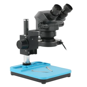 Priemyselné Laboratóriá Chirurgia PCB Spájkovanie Šperky Binokulárne Mikroskopom Nastaviť Stereo Mikroskopom Zväčšenie Kontinuálne Zväčšenie 7X - 50X