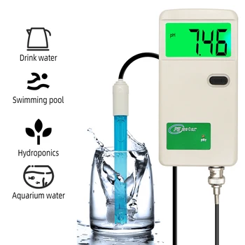 Profesionálne Digitálne Kvality Vody na Meter LCD Displej 0.00-14 PH Meter pre Pitnej Vody Akvária Analyzer