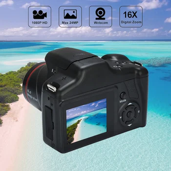 Profesionálne Fotografie Fotoaparátu SLR Teleobjektív Digitálny Fotoaparát, 16 Miliónov Pixelov Photography1080P Video Camcorder16X Digitálne ZoomCameras