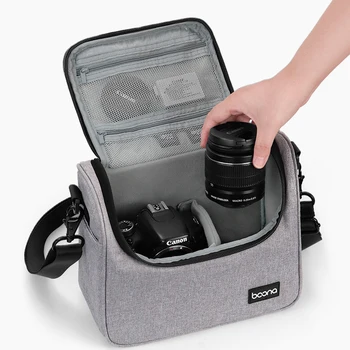 Profesionálny Vodotesný Digitálny Fotoaparát Oxford Látkové Taška cez Rameno Vhodná Pre Sony Objektív Canon Nikon Ochrany Box SLR Skladovanie