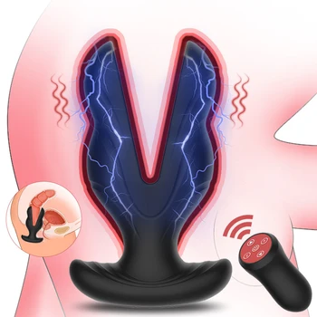 Prostaty Masér Elektrickým Prúdom Vibračné Análne Hračky Nositeľné Análny Vibrátor Bezdrôtový Zadok Plug Dilator Sexuálne Hračky pre Mužov, Ženy