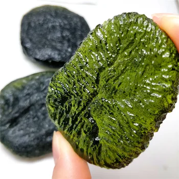Prírodné Vzácnych Surovín Zelená Moldavite Crystal Českej Meteorit Energie Kameňa Pôvodné Drahokam Zber Proti Zlé Sily