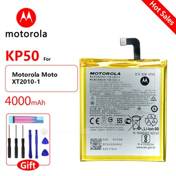 Pôvodné Motorola KP50 Náhradné Batérie pre Motorola Moto Jeden Zoom Jeden Pro Batéria KP50 4000mAh Vysoko Kvalitných Lítiových Batérií