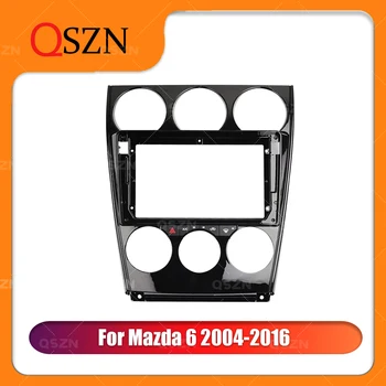 QSZN autorádia Fascias Panel Pre Mazda 6 2004-2015 9 palca Rám Audio Inštalácie Dash Montáž Panel Kit Veľký Displej 2 Din
