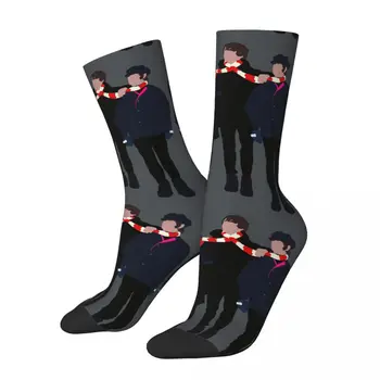 Radi Vtipné pánske kompresné Ponožky Zabalené Do Vintage Harajuku The Beatle Pekný, Vynikajúci Hudobník Ulici Vzor Posádky Ponožky