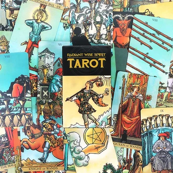 Radiant múdry Duch, Tarot karty angličtina dosková hra Veštenie predpovedá hry