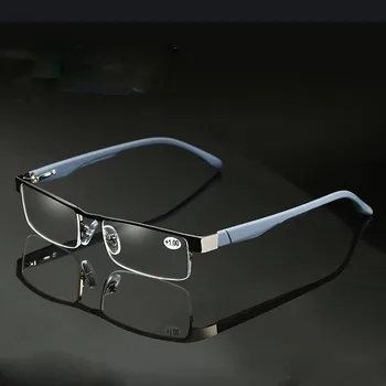 Retro Okuliare Na Čítanie Mužov Námestie Kovové Optické Okuliare Značky Okuliare, Rám Dámske Okuliare Rám +1.5 +2.5 Leesbril Oculos