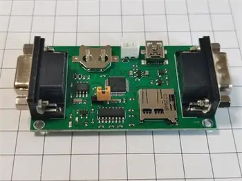 RS232 záznamník funkciu Monitorovania Sériové záznamník Lítiové batérie, napájaný USB zber dát