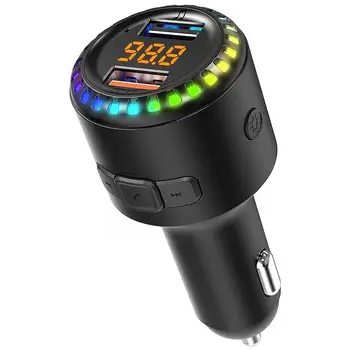 Rýchle Auto Nabíjačka, FM Vysielač Bluetooth do Auta Duálny USB Nabíjačka do Auta FM Modulátor Transmiter Auto Príslušenstvo