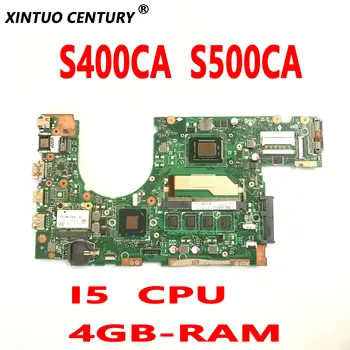 S400CA Notebook základná Doska Pre ASUS S400C S500C S400 S500 S400CA S500CA Notebook Doske I5 CPU 4 gb RAM DDR3 Plne Testované