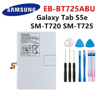 SAMSUNG originálne EB-BT725ABU 7040mAh Náhradné Batérie Tabletu Samsung Galaxy Tab S5e T725C T720 SM-T720 SM-T725 +Nástroje