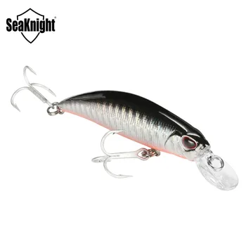 SeaKnight Minnow SK040 Potopenie Láka 9,5 g 7 cm 1PC Mini Minnow Plastové Pevného Rybárske Lure 3D Ryby Oči VMC Háčiky Rybárske Návnad