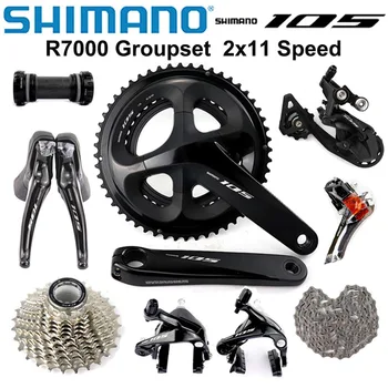 SHIMANO 105 R7000 Sada 2x11 Rýchlosť, Motocykle Cestné Bicykle Kit 50-34T 52-36T 53-39T 170/172.5/175 Upgrade Z 5800