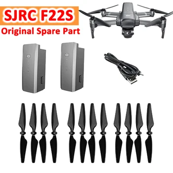SJRC F22S /F22 4K PRO GPS Drone Originálne Náhradné Časť Vrtule Čepeľ Batérie, USB Nabíjačky Motorových Rameno s Striedavý Motor Príslušenstvo