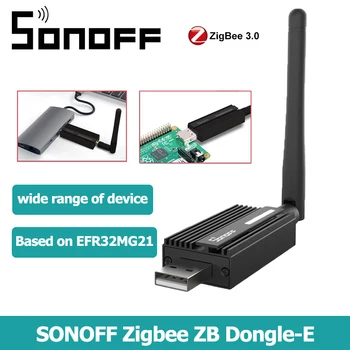 SONOFF Zigbee ZB Modul-E USB Dongle Plus Cez Zigbee 2MQTT Domov Asistent Inteligentný Modul Zigbee Bránou Podporu SONOFF ZBMIN