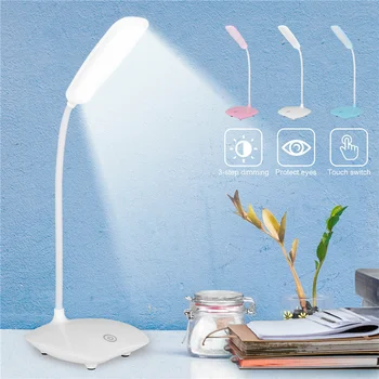 Stolové Svietidlo Nabíjateľné LED Trubice Ochrana Očí Lampa študovňa Štúdia Lampa stolná Lampa
