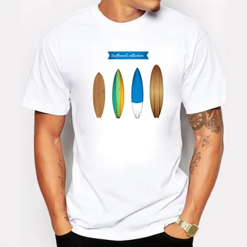 Surfer Milovníkov Letnej Muži T-shirts Módne Surf Zber Dizajn Tričko Bavlna, Krátky Rukáv Značky Muž tričká Topy