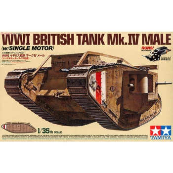 Tamiya 30057 1/35 Model Auta prvej svetovej vojne Britský Tank MK.IV Muž w/Single Motora+5 Údaje
