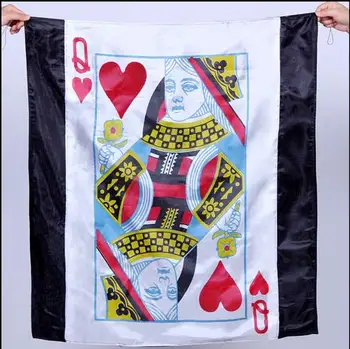Taška Na Poker Streamer (Queen Of Hearts) - Magický Trik,Elementary Meditation,Stage,Zblízka,Ulice, Kúzla,Ilúzie,Party Trik,Magia Hračky