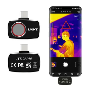 Termálne Kamery pre Android JEDNOTKY UTi260M Infračervené Tepelné Imager IČ Rozlíšenie 256x192 25Hz Vysoké a Nízke Teploty Analýza