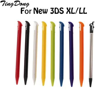 TingDong 8pcs/množstvo Plastových a Kovových Zdvíhateľnej Dotykový Stylus Pen pre Nové Nintendo 3DS XL LL