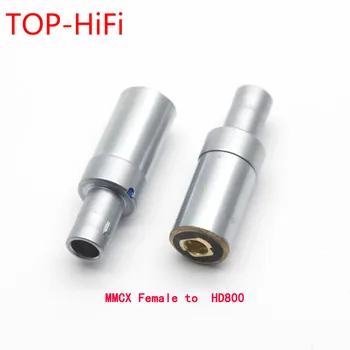 TOP-HiFi Jeden Pár Pozlátené MMCX/.78 mm Žena na HD800 HD800S HD820 HD-800 HD-820 Slúchadlá Converter Adaptér