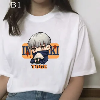 Topy Streetwear Japonské Anime Jujutsu Kaisen Tričko Pre Ženy Inumaki Toge 2021 Grafické Tričko Ženy Bežné Tričko Žena