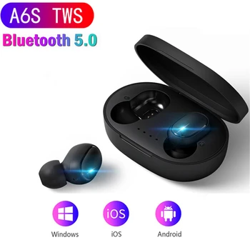 TWS Bezdrôtové Bluetooth Slúchadlá Nepremokavé Športové Headset s Mikrofónom Hlas Redukcia Šumu Slúchadlá