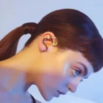 Ucho auricle tvar earcuff ucho klip na náušnice, bez piercingu č otvor nehrdzavejúcej ocele jednoduchý punk jedinečný, cool šperky 2021