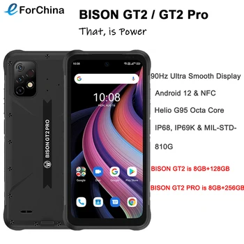 UMIDIGI BISON GT2 PRO 4G Android 12 Robustný Smartphone Heliograf G95 Octa-Core 6.5