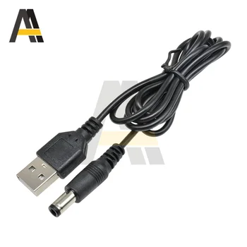 USB 2.0 DC Napájací Konektor Kábel Adaptéra 5.5 X2.1mm 5.5X2.1 Mini USB Konektor, Adaptér, Kábel Napájací Kábel Línia 80 CM