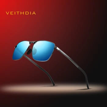 VEITHDIA Mužov Vintage Móda Šport Polarizované slnečné Okuliare UV400 Objektív Muž Slnečné Okuliare Značky Dizajnér Okuliare Pre Ženy 2462