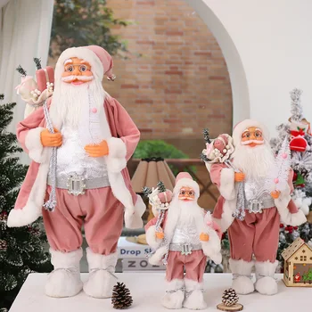 Vianočné Party Dekorácie Starších Bábiky Detí, Vianočné Dekorácie Plyšové Santa Claus Bábika Ozdoby
