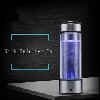 Vodík Bohaté Generátor Elektrolýza Ionizátor H2 Fľaša Na Vodu Nano Pohár Japonské Remeslá Mini Čistý H2 Ventilator Nabíjateľná