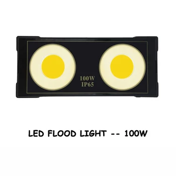 Vonkajšie Osvetlenie 100W LED Flood Light IP66 Projektu Nepremokavé Šírku Steny Pozornosti Bývanie 220V Ulici, Garáž Lampa