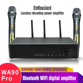 WA90 Pro Bluetooth 5.0 hifi Zosilňovač ess9023DAC dekodér TPA3251 175W*2 vysoký výkon hudobný Zosilňovač NE5532 op amp domov KTV mix