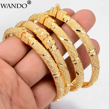 Wando Trendy Môžete otvoriť 24K Zlata Farba Prívesky pre Ženy/Dievčaťa Špeciálne Dubaj Svadba Nevesta Náramok Ramadánu Blízkom Východe Šperky