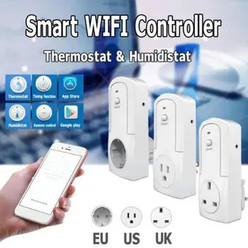 WIFI Bezdrôtové Teplota Vlhkosť Termostat Modul APLIKÁCIE Smart Diaľkové Ovládanie Smart Modul Načasovanie Spínač Zásuvky