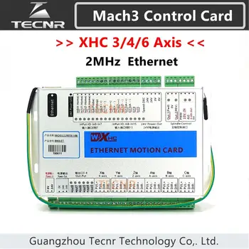 XHC Ethernet Mach3 breakout rada 3 4 6 osé riadenie pohybu karty pokračovať 2MHz podporu windows 7 10 pre cnc enrgaver Sústruh stroj