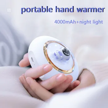 Xiao Mini planéty ručné teplejšie vykurovacie podložky 4000mAh batérie nabíjanie pomocou pripojenia USB dlhotrvajúci okamžité ručné teplejšie