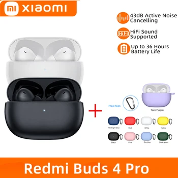 Xiao Redmi Puky 4 Pro TWS Aktívne potlačenie Šumu Slúchadlá Bluetooth Mic Bezdrôtové Herné Slúchadlá Nepremokavé Športové Headset