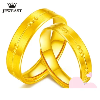 XXX 24K Pure Gold Ring Reálne AU 999 Pevné Zlaté Krúžky Dobré Lesklý Lesklý Luxusnej Módnej Klasické Strany Jemné Šperky Hot Predávať Nové