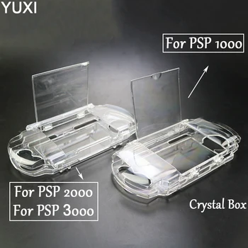 YUXI Pre PSP 1000 2000 3000 Jasné, Crystal Ochranné Pevný Kryt Prípade Bývania modul Snap-in Chránič Účtovná Box Formy
