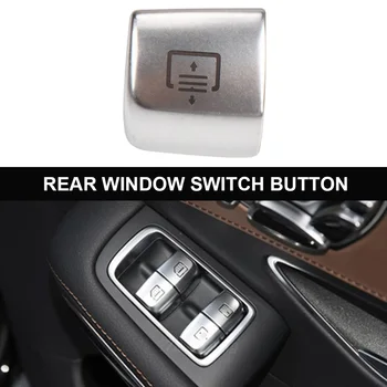 Zadné Okno Spínač Čiapky Výmena Okien Prepnúť Tlačidlo Kryt pre Mercedes Benz W222 S-Class 2014-2019 Interiérové Doplnky