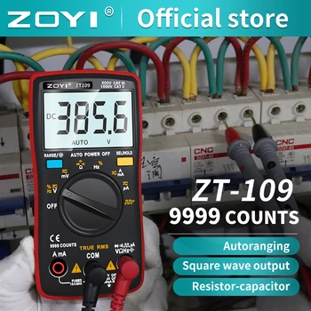 ZOYI ZT109/111 Digitálny Multimeter Tranzistor Tester Kondenzátor True-RMS Tester Automobilov, Elektrické Kapacita Meter Temp Dióda