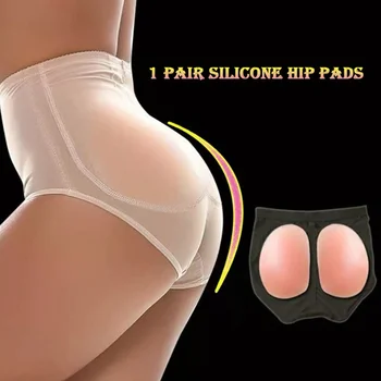 Žien Silikónové Vložiť Hip Samolepiace Zadok Podložky Falošné Zadok Enhancer Hip Podložky Vymeniteľné Hip Pad