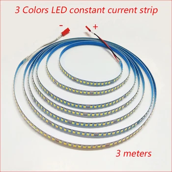 （2 zváranie bod）3 metrov 2835 200D dual farby LED pás pre opravy lustre, 3000K+6500K LED pás s nástrojmi (51-60 W)X2colors
